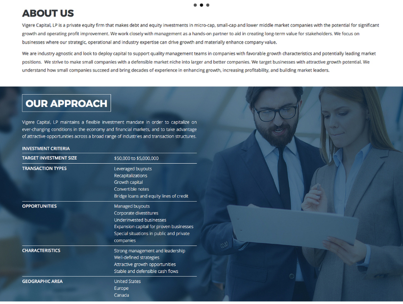 Investment Web Design - Website Design for Investment