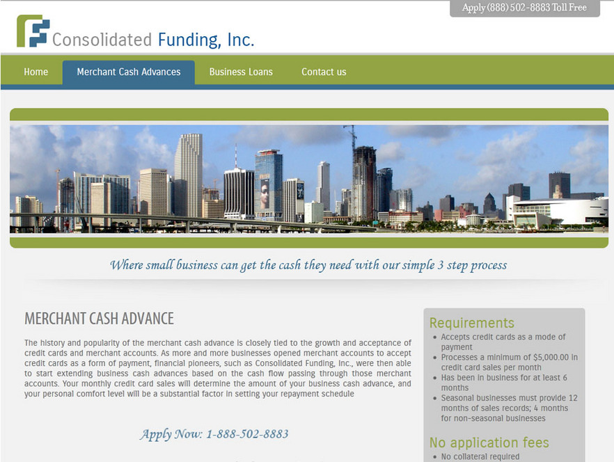 Merchant Cash Advances & Business Loans Web Designer Express